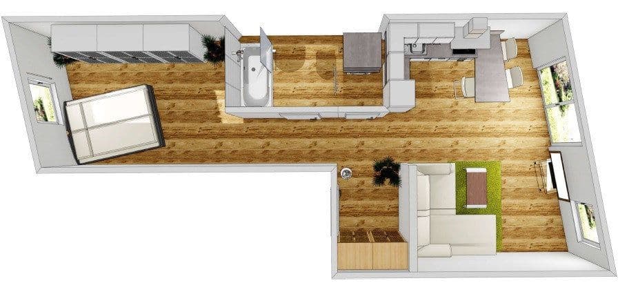 Prenájom bytu 2-izbový 52 m², Luitpoldstr. 78, Landshut, Nikola, Bavorsko Prenájom bytu 2-izbový 52 m², Luitpoldstr. 78, Landshut, Nikola, Bavorsko