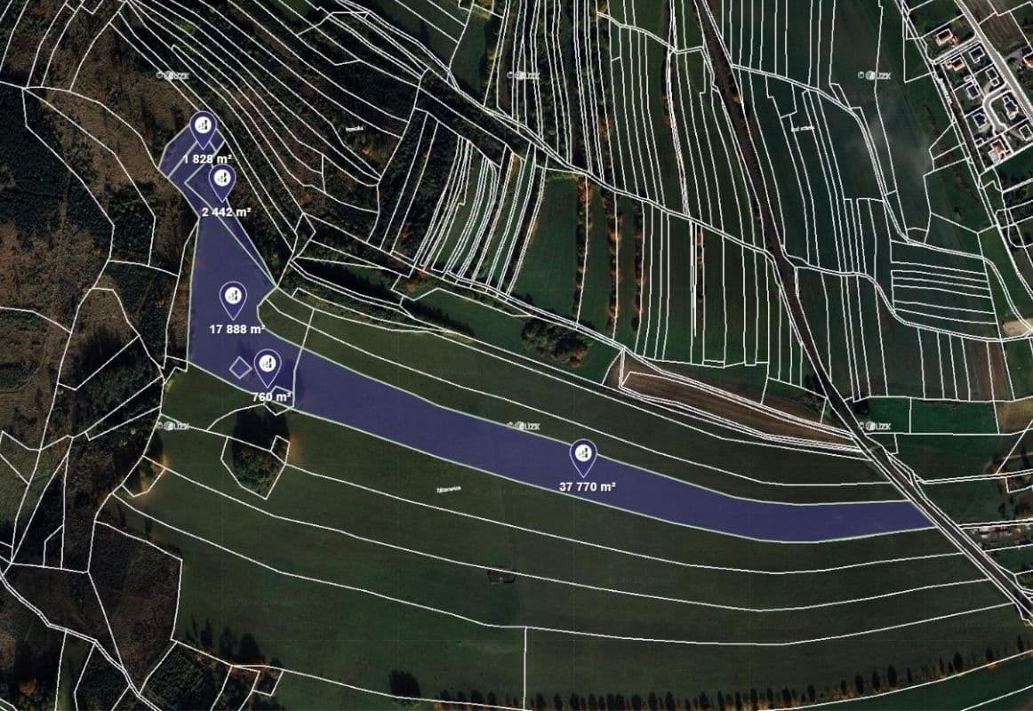 Predaj pozemku 60.688 m², Sedlejov, Kraj Vysočina Predaj pozemku 60.688 m², Sedlejov, Kraj Vysočina