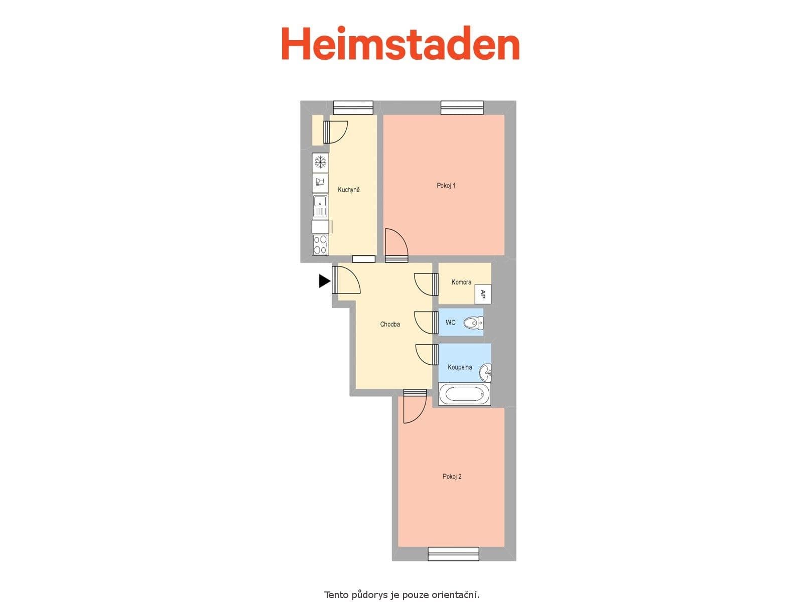 Prenájom bytu 2-izbový 56 m², Československé armády, Havířov, Moravskoslezský kraj Prenájom bytu 2-izbový 56 m², Československé armády, Havířov, Moravskoslezský kraj