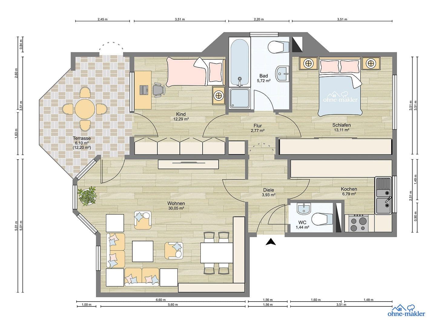 Predaj bytu 3-izbový 80 m², Alemannenstraße 19, Pforzheim, Bádensko-Wurttembersko Predaj bytu 3-izbový 80 m², Alemannenstraße 19, Pforzheim, Bádensko-Wurttembersko