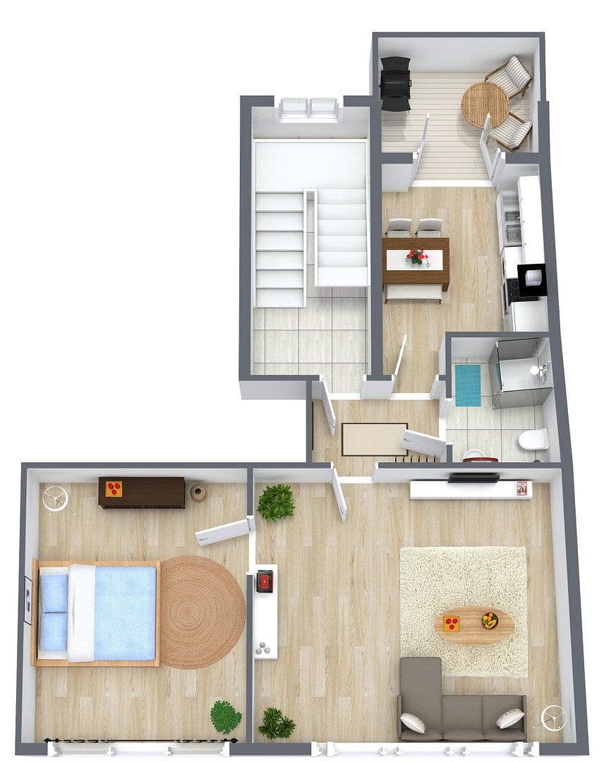 Prenájom bytu 2-izbový 60 m², Rathausstr. 17A, Hildesheim, Dolné Sasko Prenájom bytu 2-izbový 60 m², Rathausstr. 17A, Hildesheim, Dolné Sasko