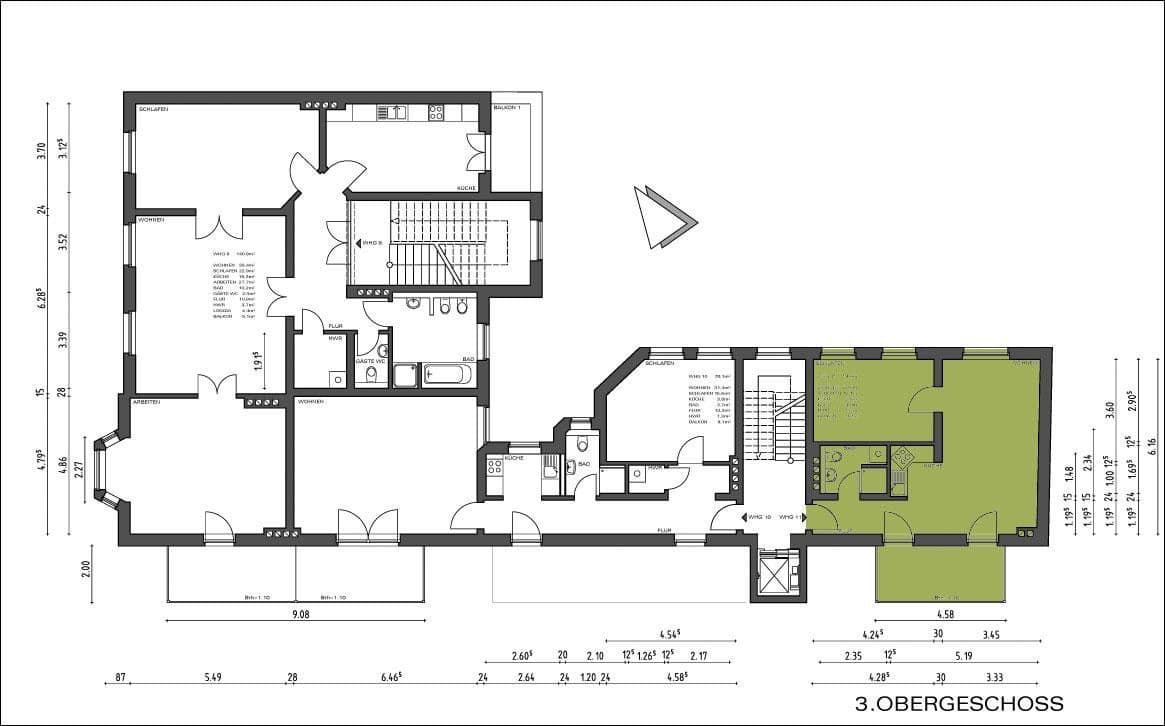 Prenájom bytu 2-izbový 55 m², Kleiner Stadtmarsch 9, Magdeburg, Sasko-Anhaltsko Prenájom bytu 2-izbový 55 m², Kleiner Stadtmarsch 9, Magdeburg, Sasko-Anhaltsko