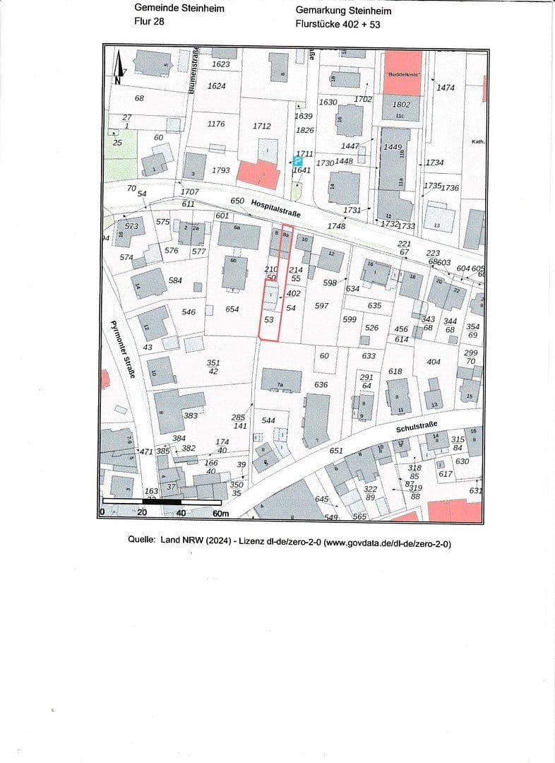 Predaj domu 91 m², pozemek 469 m², Hospitalstr. 8 A, Steinheim, Severné Porýnie - Westfálsko Predaj domu 91 m², pozemek 469 m², Hospitalstr. 8 A, Steinheim, Severné Porýnie - Westfálsko