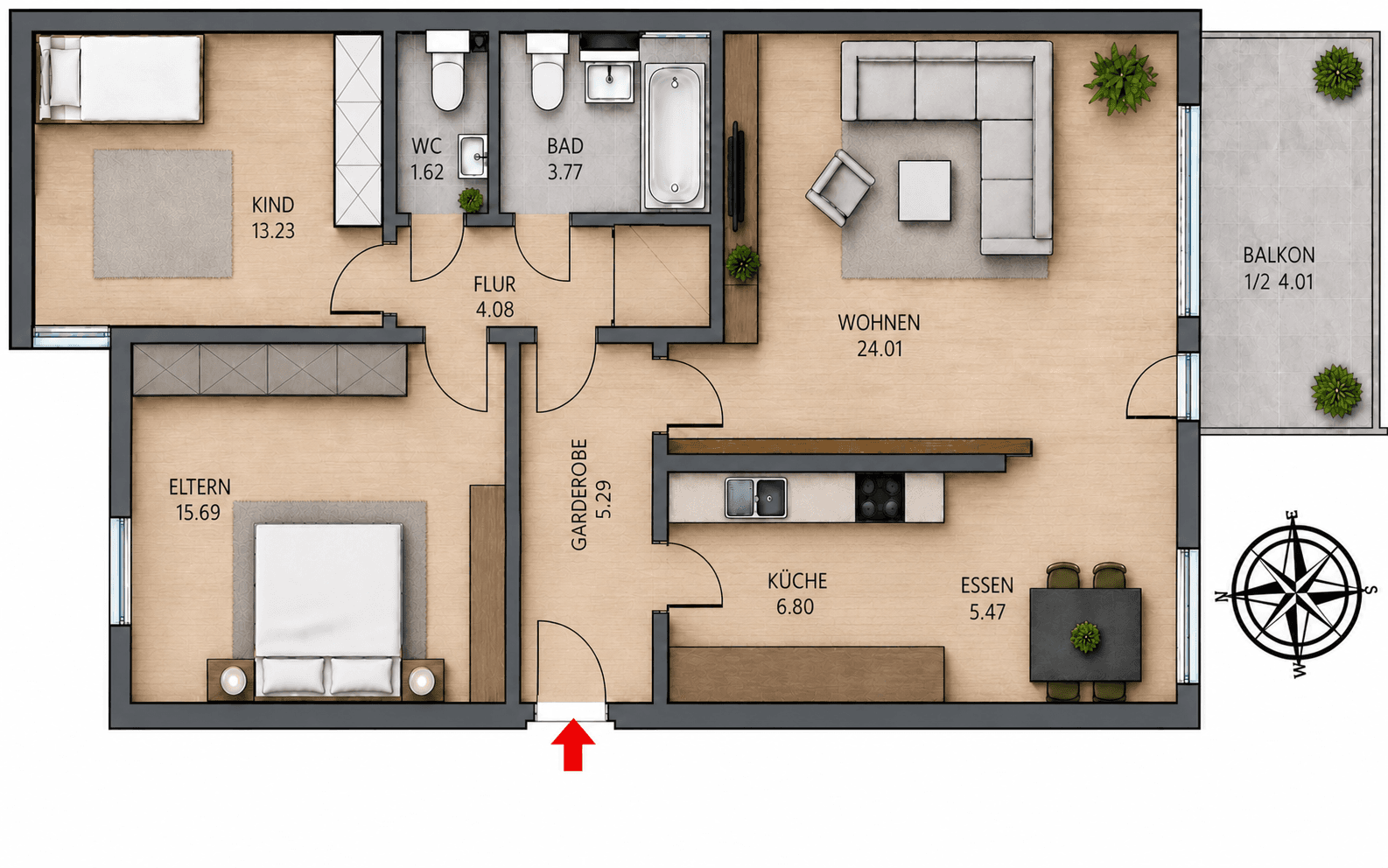 Predaj bytu 3-izbový 84 m², Herzogstrasse 112, München, Bavorsko Predaj bytu 3-izbový 84 m², Herzogstrasse 112, München, Bavorsko