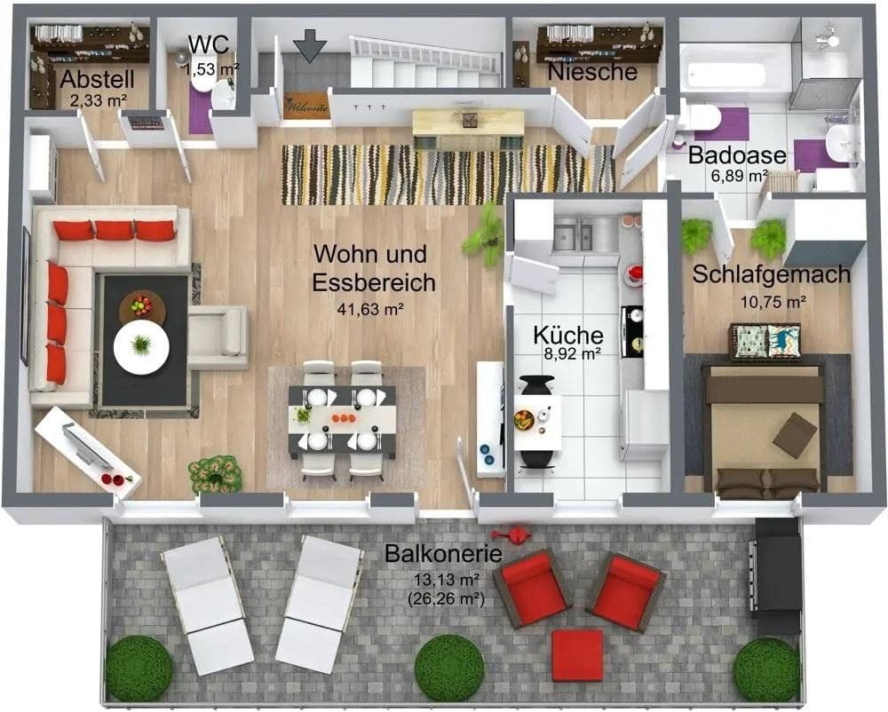 Predaj bytu 2-izbový 80 m², Marktoberdorf, Bavorsko Predaj bytu 2-izbový 80 m², Marktoberdorf, Bavorsko