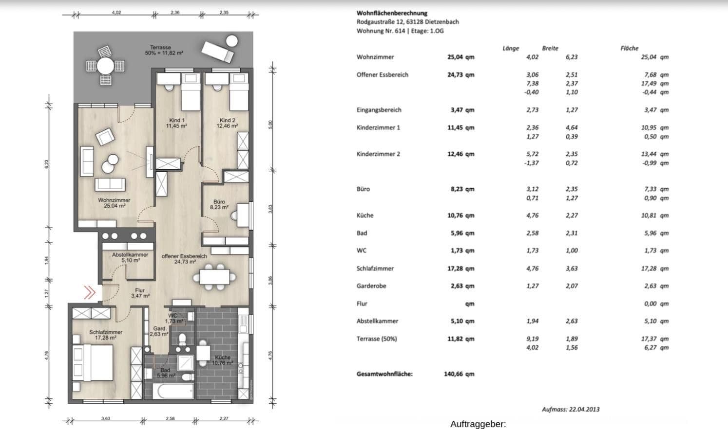 Predaj bytu 5-izbový 141 m², Rodgaustraße 12, Dietzenbach, Hesensko Predaj bytu 5-izbový 141 m², Rodgaustraße 12, Dietzenbach, Hesensko