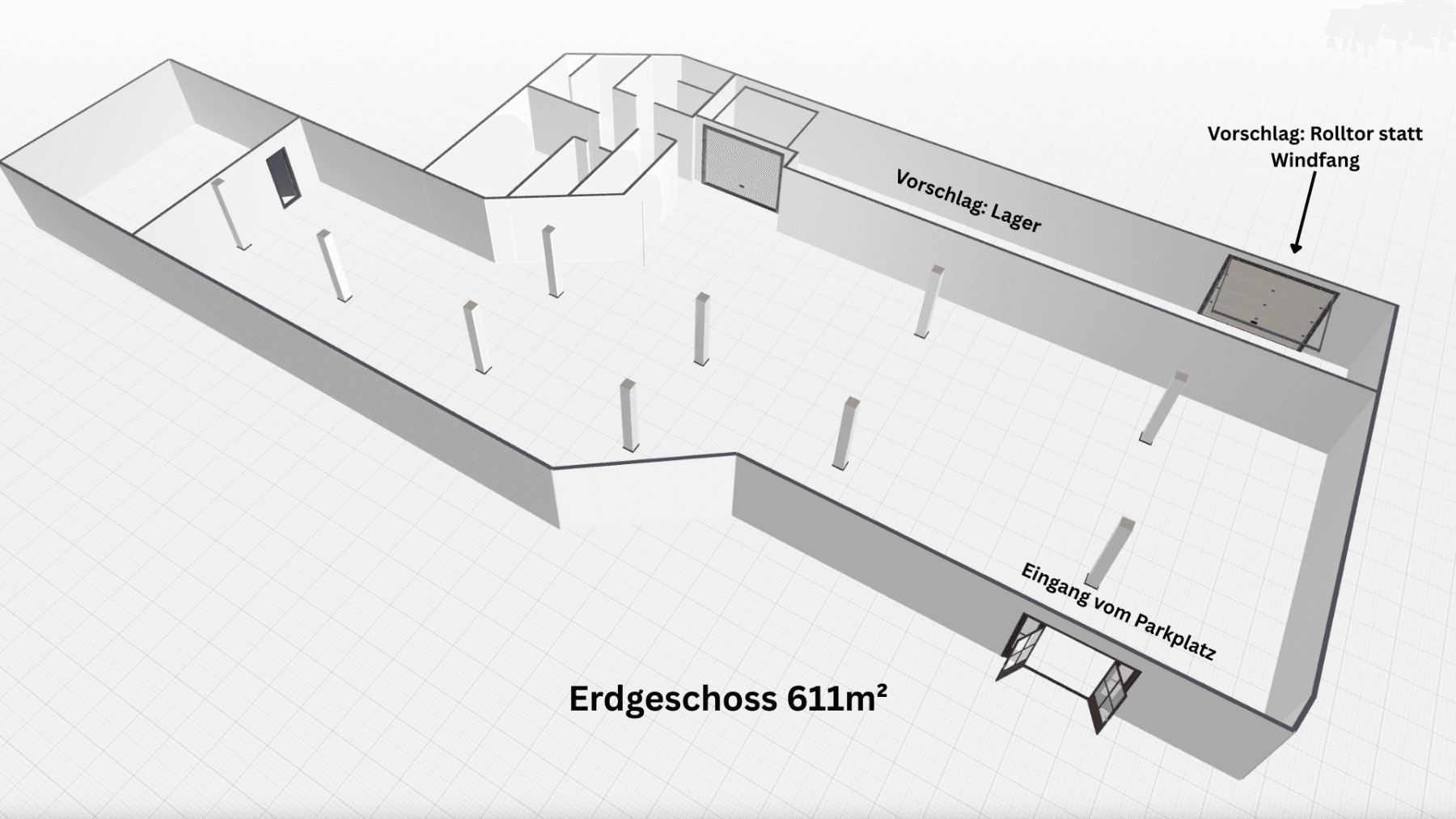 Prenájom nebytového priestoru 1.141 m², Lüssumer Straße 105, Bremen - Blumenthal, Brémy Prenájom nebytového priestoru 1.141 m², Lüssumer Straße 105, Bremen - Blumenthal, Brémy