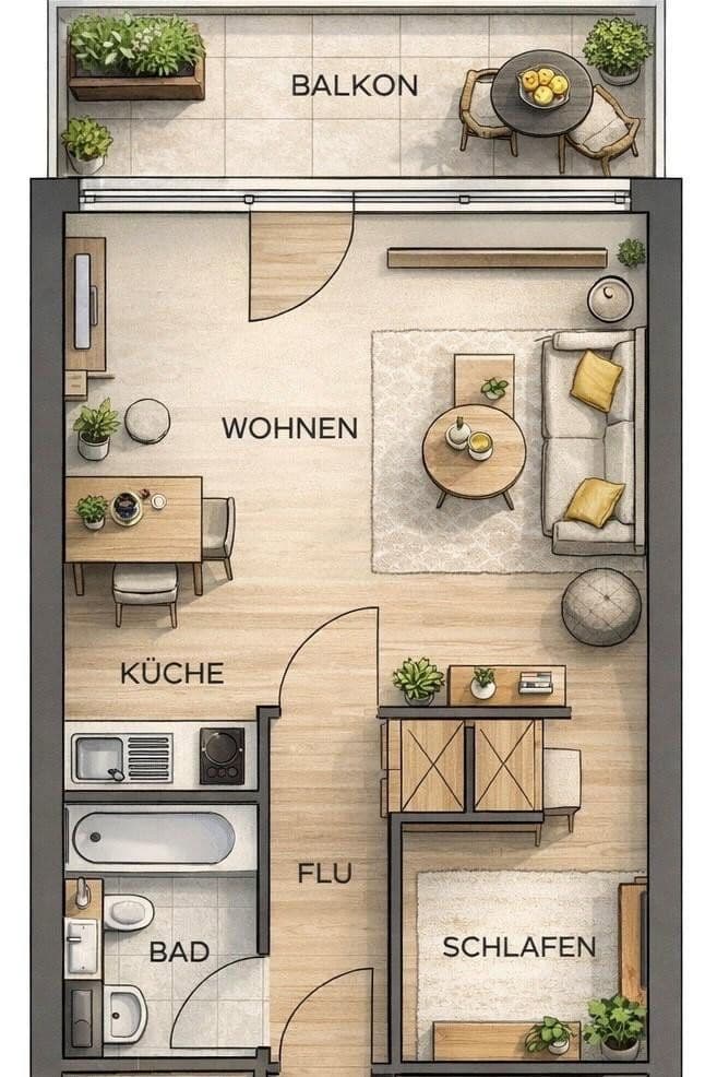Prenájom bytu 1-izbový 36 m², Münsterstr. 8, Mainz, Porýnie-Falcko Prenájom bytu 1-izbový 36 m², Münsterstr. 8, Mainz, Porýnie-Falcko