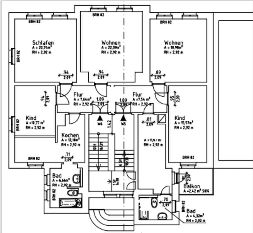 Prenájom bytu 5-izbový 143 m², Augustusburger Straße 54, Flöha, Sasko Prenájom bytu 5-izbový 143 m², Augustusburger Straße 54, Flöha, Sasko