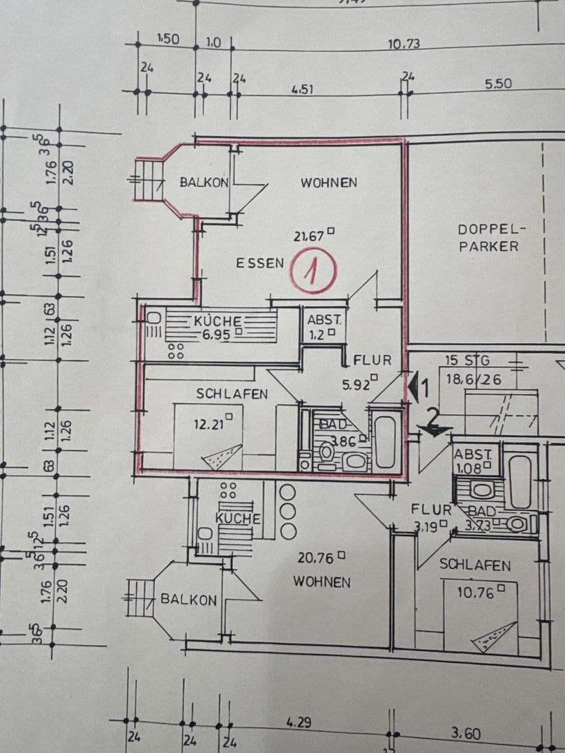 Predaj bytu 2-izbový 52 m², Erich-Ollenhauer Straße 270a, Wiesbaden, Hesensko Predaj bytu 2-izbový 52 m², Erich-Ollenhauer Straße 270a, Wiesbaden, Hesensko