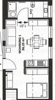 Prenájom bytu 1-izbový 37 m², Kremper Weg 13, Itzehoe, Šlezvicko-Holštajnsko Prenájom bytu 1-izbový 37 m², Kremper Weg 13, Itzehoe, Šlezvicko-Holštajnsko