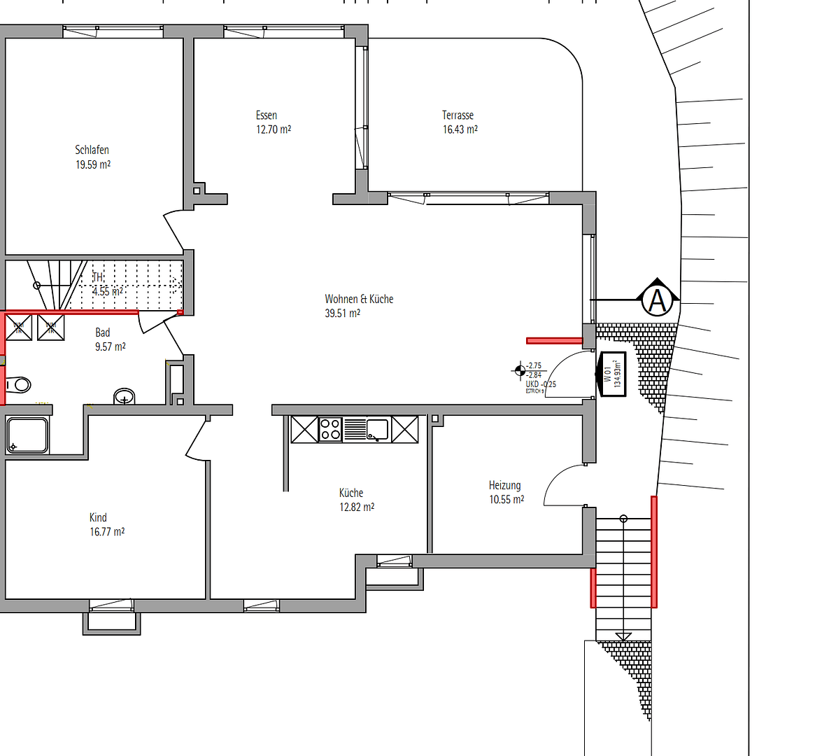 Prenájom bytu 3-izbový 130 m², Wehr, Porýnie-Falcko Prenájom bytu 3-izbový 130 m², Wehr, Porýnie-Falcko