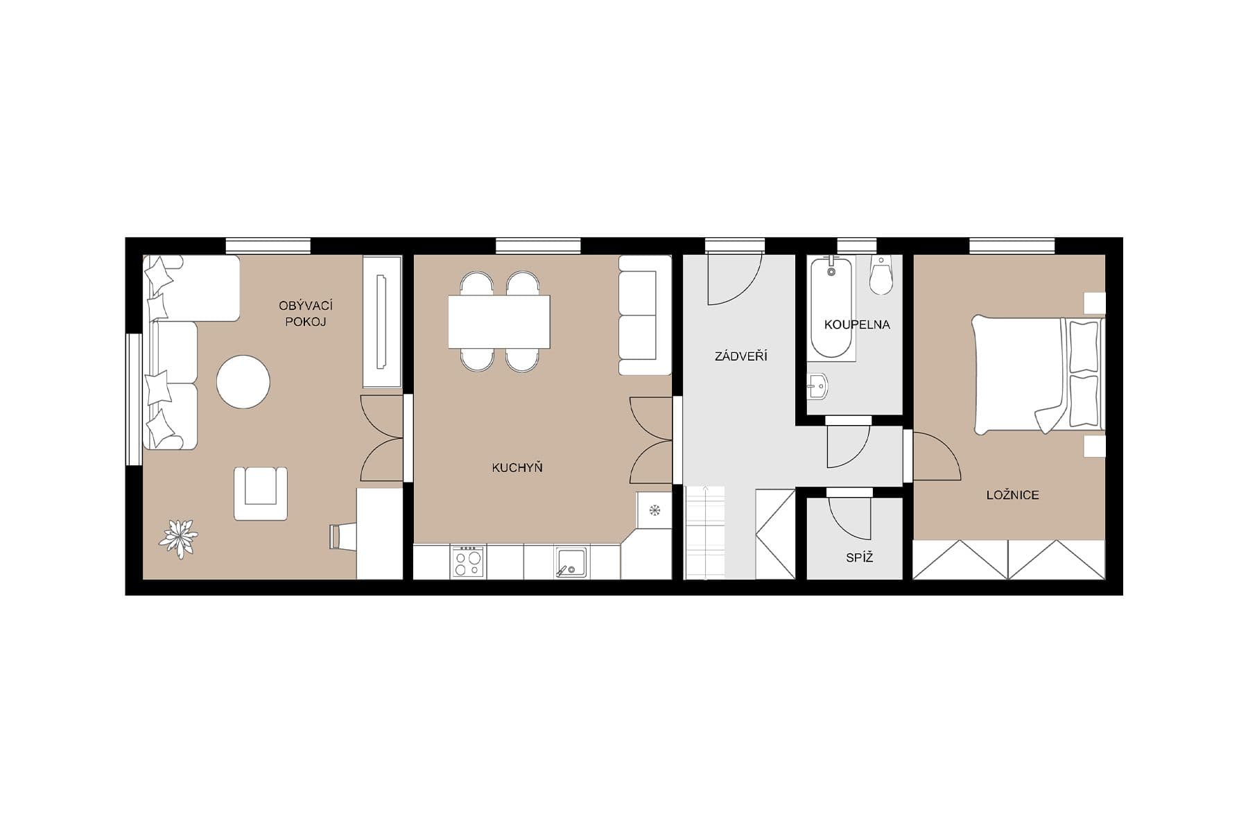 Predaj domu 62 m², pozemek 1.045 m², Čilec, Středočeský kraj Predaj domu 62 m², pozemek 1.045 m², Čilec, Středočeský kraj
