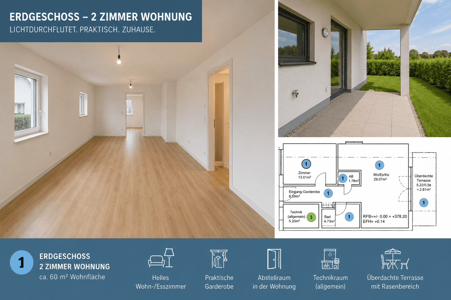 Predaj bytu 2-izbový 60 m², Hopfenweg 14, Künzelsau, Bádensko-Wurttembersko Predaj bytu 2-izbový 60 m², Hopfenweg 14, Künzelsau, Bádensko-Wurttembersko