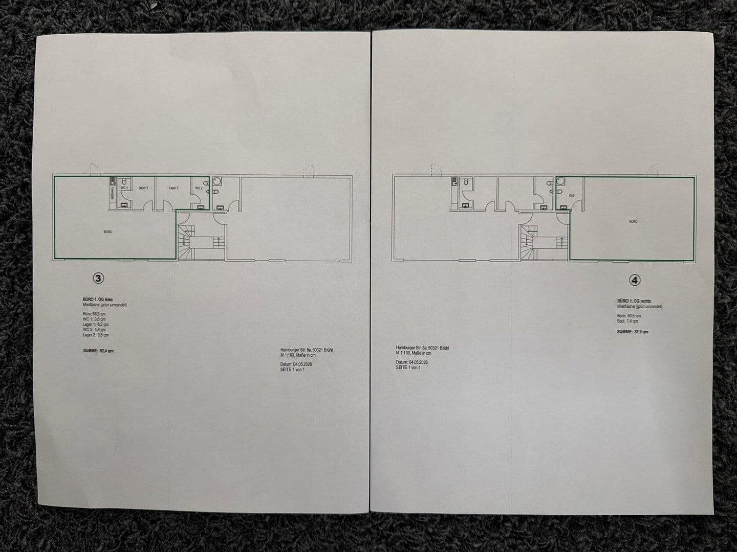 Prenájom kancelárie 181 m², Hamburger Str. 8a, Brühl, Severné Porýnie - Westfálsko Prenájom kancelárie 181 m², Hamburger Str. 8a, Brühl, Severné Porýnie - Westfálsko