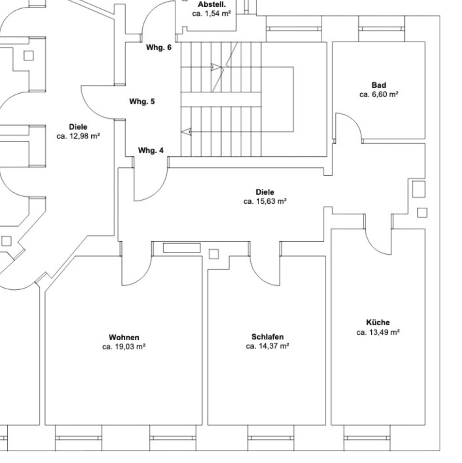 Prenájom bytu 2-izbový 70 m², Albert-Vollsack-Straße 2, Leipzig, Sasko Prenájom bytu 2-izbový 70 m², Albert-Vollsack-Straße 2, Leipzig, Sasko