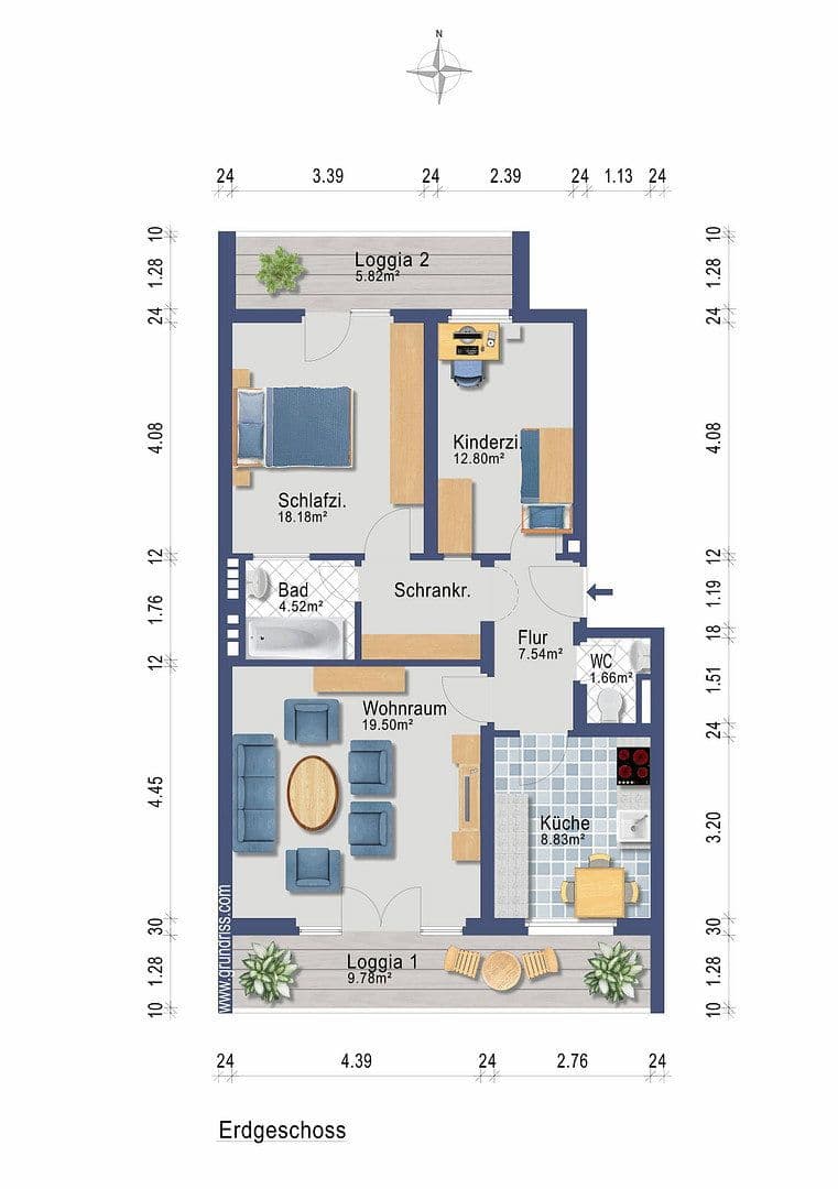 Prenájom bytu 1-izbový 24 m², Cosima-Wagner-Str. 35, Bayreuth, Bavorsko Prenájom bytu 1-izbový 24 m², Cosima-Wagner-Str. 35, Bayreuth, Bavorsko