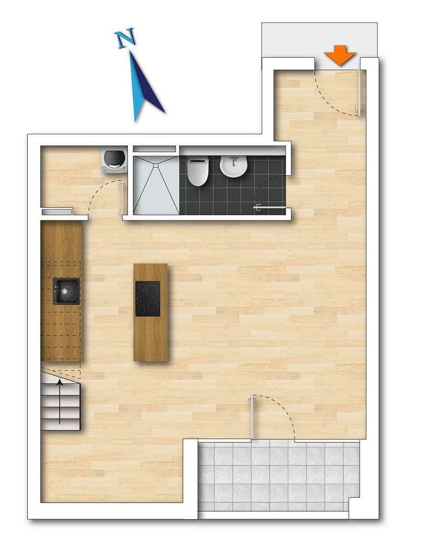 Prenájom bytu 2-izbový 117 m², Ofener Str. 24, München, Bavorsko Prenájom bytu 2-izbový 117 m², Ofener Str. 24, München, Bavorsko