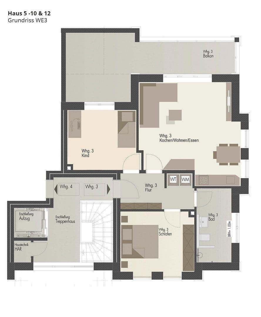 Prenájom bytu 3-izbový 80 m², Carl-Adam-Petri-Straße, Brandenburg - Potsdam, Brandenbursko Prenájom bytu 3-izbový 80 m², Carl-Adam-Petri-Straße, Brandenburg - Potsdam, Brandenbursko