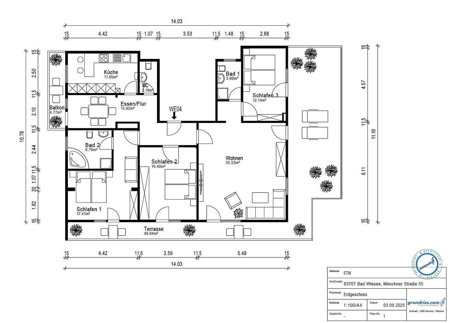 Predaj bytu 4-izbový 176 m², Münchner Str. 55, Bad Wiessee, Bavorsko Predaj bytu 4-izbový 176 m², Münchner Str. 55, Bad Wiessee, Bavorsko