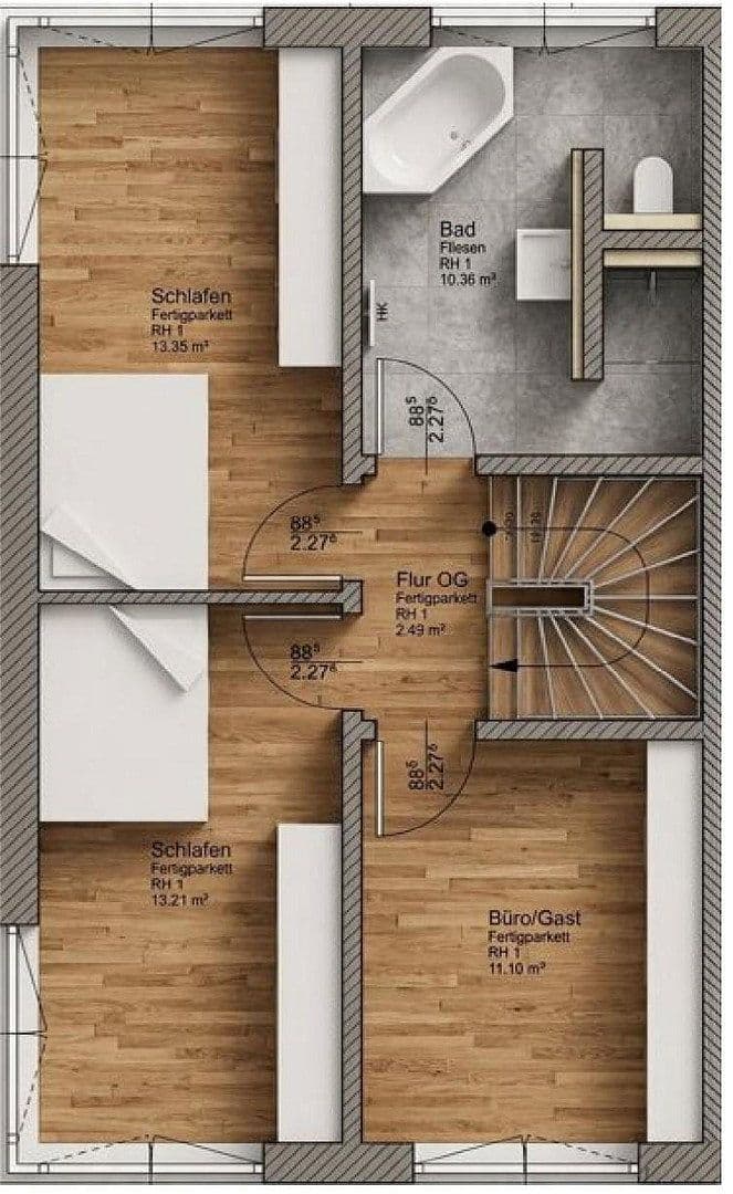 Predaj domu 158 m², pozemek 361 m², Oberhaching, Bavorsko Predaj domu 158 m², pozemek 361 m², Oberhaching, Bavorsko