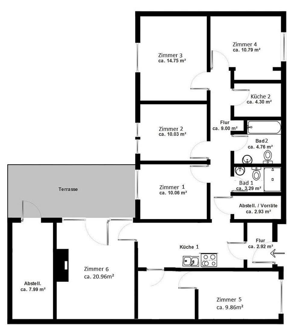 Prenájom bytu 1-izbový 20 m², Fischbeker Winkel 6, Hamburg, Hamburg Prenájom bytu 1-izbový 20 m², Fischbeker Winkel 6, Hamburg, Hamburg