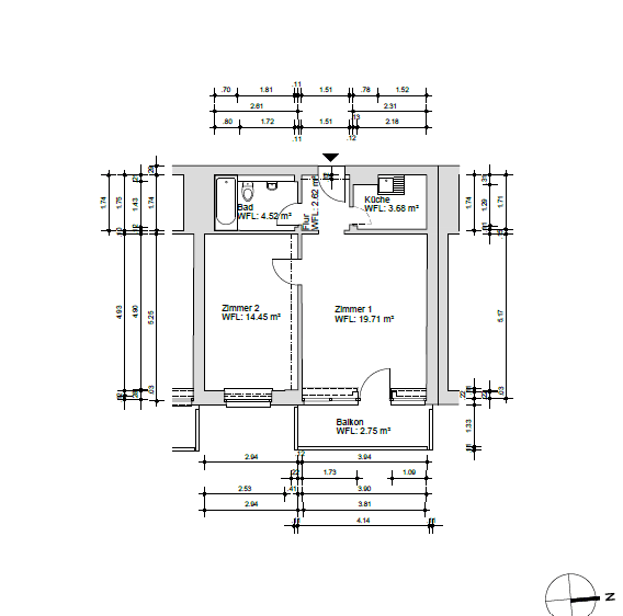 Prenájom bytu 2-izbový 48 m², Berlin, Berlín Prenájom bytu 2-izbový 48 m², Berlin, Berlín