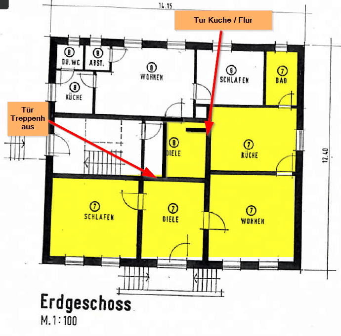 Prenájom bytu 2-izbový 77 m², Hauptstraße 62, Nordstemmen, Dolné Sasko Prenájom bytu 2-izbový 77 m², Hauptstraße 62, Nordstemmen, Dolné Sasko