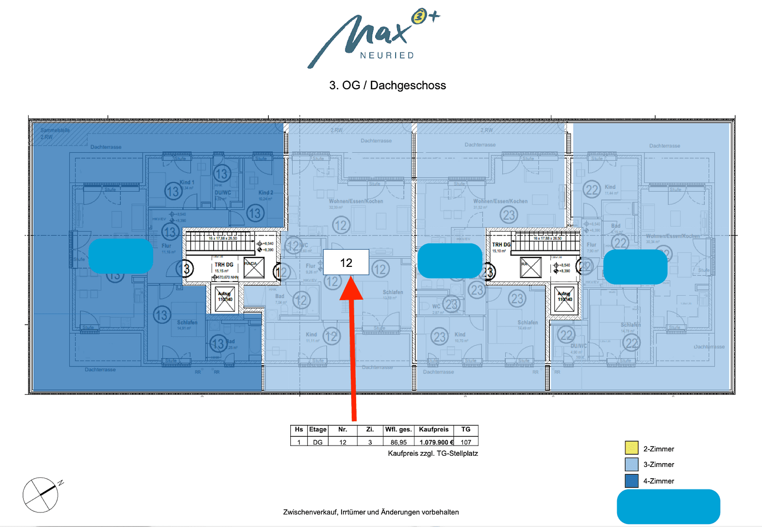 Predaj bytu 3-izbový 87 m², Bozaunweg 23, Neuried, Bavorsko Predaj bytu 3-izbový 87 m², Bozaunweg 23, Neuried, Bavorsko