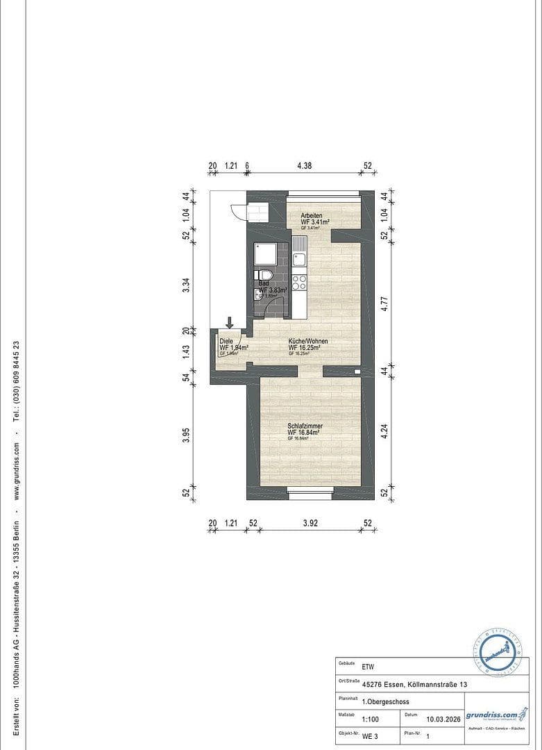 Predaj bytu 1-izbový 42 m², Essen, Severné Porýnie - Westfálsko Predaj bytu 1-izbový 42 m², Essen, Severné Porýnie - Westfálsko