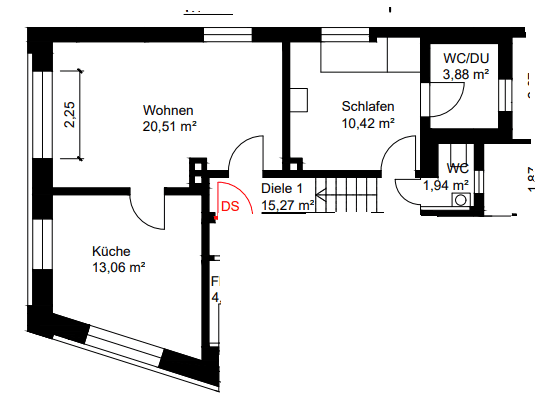 Prenájom bytu 2-izbový 65 m², Lingener Straße 92, Rheine, Severné Porýnie - Westfálsko Prenájom bytu 2-izbový 65 m², Lingener Straße 92, Rheine, Severné Porýnie - Westfálsko
