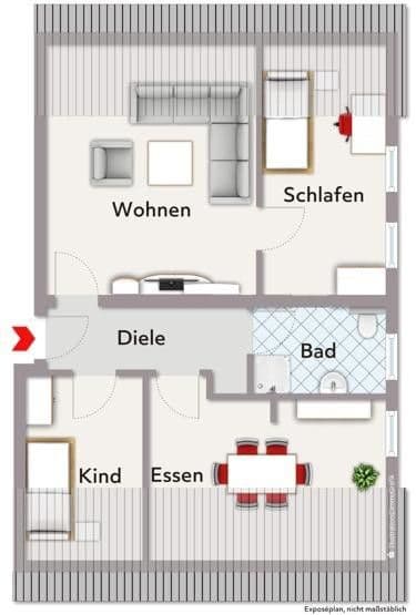 Predaj bytu 3-izbový 67 m², Bretzenheim, Porýnie-Falcko Predaj bytu 3-izbový 67 m², Bretzenheim, Porýnie-Falcko