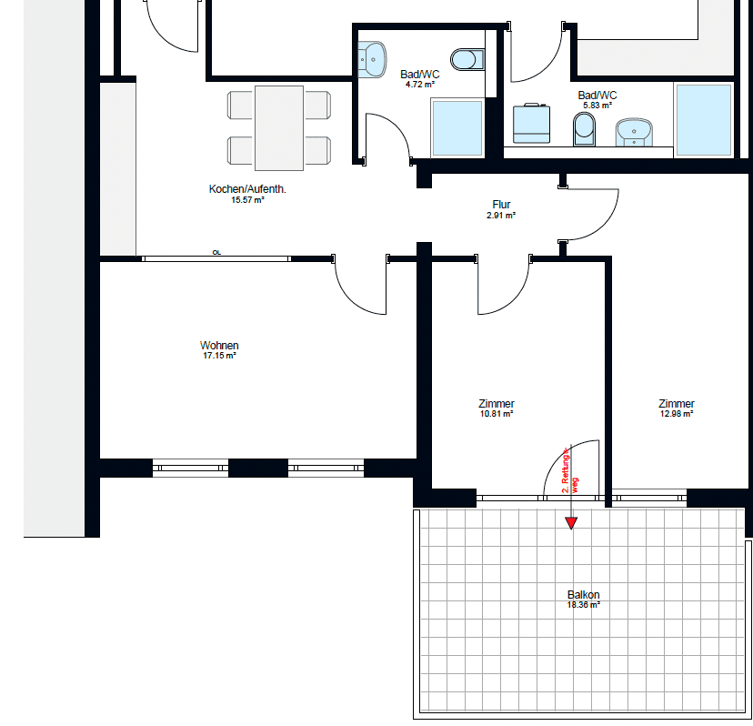 Prenájom bytu 4-izbový 80 m², Moltkestraße 56, Heilbronn, Bádensko-Wurttembersko Prenájom bytu 4-izbový 80 m², Moltkestraße 56, Heilbronn, Bádensko-Wurttembersko