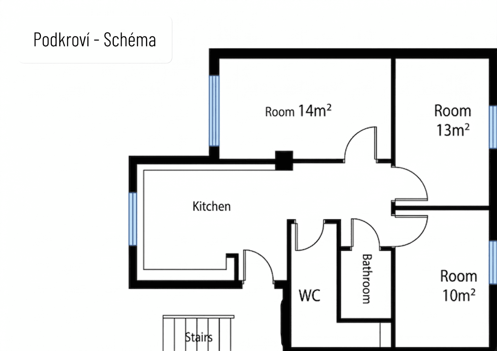 Prenájom bytu 3-izbový 60 m², Svitavská, Brno, Jihomoravský kraj Prenájom bytu 3-izbový 60 m², Svitavská, Brno, Jihomoravský kraj