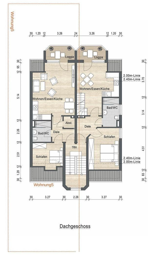Prenájom bytu 2-izbový 45 m², Bayreuth, Bavorsko Prenájom bytu 2-izbový 45 m², Bayreuth, Bavorsko
