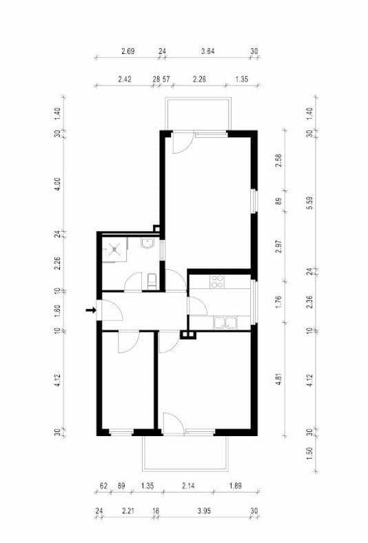 Prenájom bytu 3-izbový 70 m², Aachen, Severné Porýnie - Westfálsko Prenájom bytu 3-izbový 70 m², Aachen, Severné Porýnie - Westfálsko
