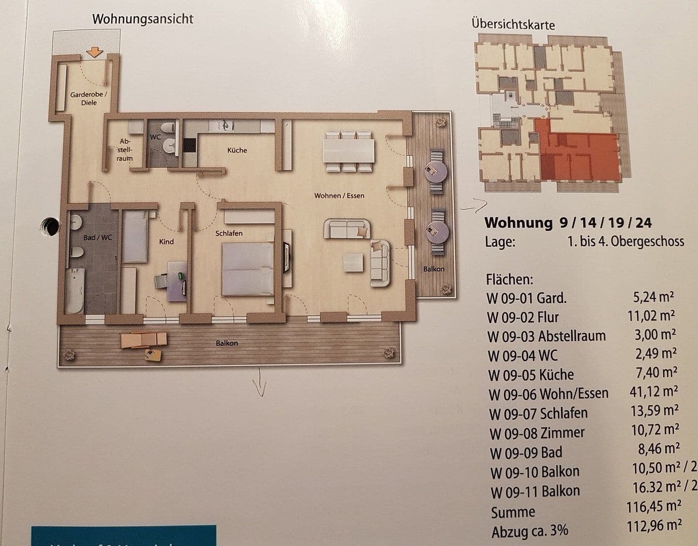 Prenájom bytu 3-izbový 113 m², Columbiastraße 20, Bad Kissingen, Bavorsko Prenájom bytu 3-izbový 113 m², Columbiastraße 20, Bad Kissingen, Bavorsko