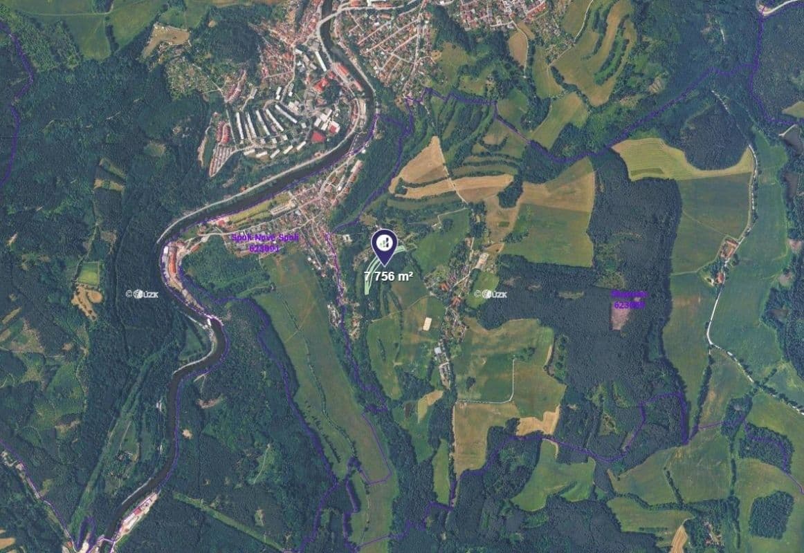Predaj pozemku 7.756 m², Český Krumlov, Jihočeský kraj Predaj pozemku 7.756 m², Český Krumlov, Jihočeský kraj