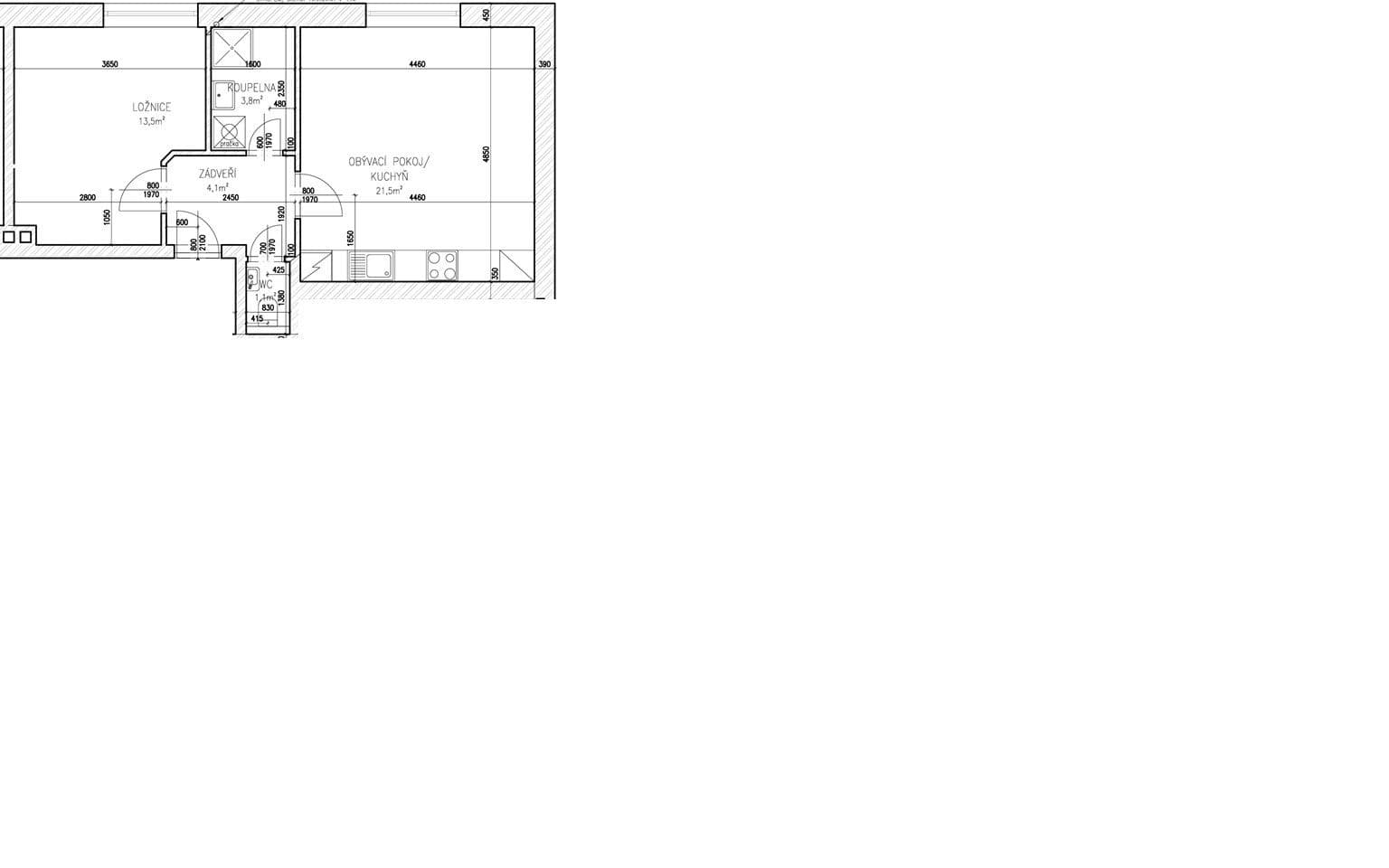 Prenájom bytu 2-izbový 44 m², Postupice, Středočeský kraj Prenájom bytu 2-izbový 44 m², Postupice, Středočeský kraj