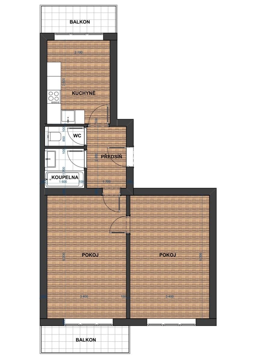 Predaj bytu 2-izbový 62 m², třída Osvobození, Příbram, Středočeský kraj Predaj bytu 2-izbový 62 m², třída Osvobození, Příbram, Středočeský kraj