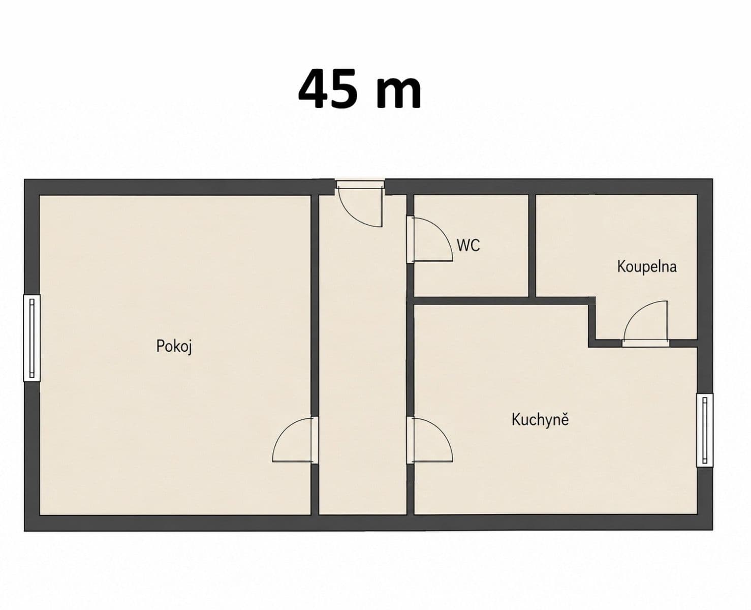 Prenájom bytu 1-izbový 45 m², Jana Zajíce, Praha, Praha Prenájom bytu 1-izbový 45 m², Jana Zajíce, Praha, Praha