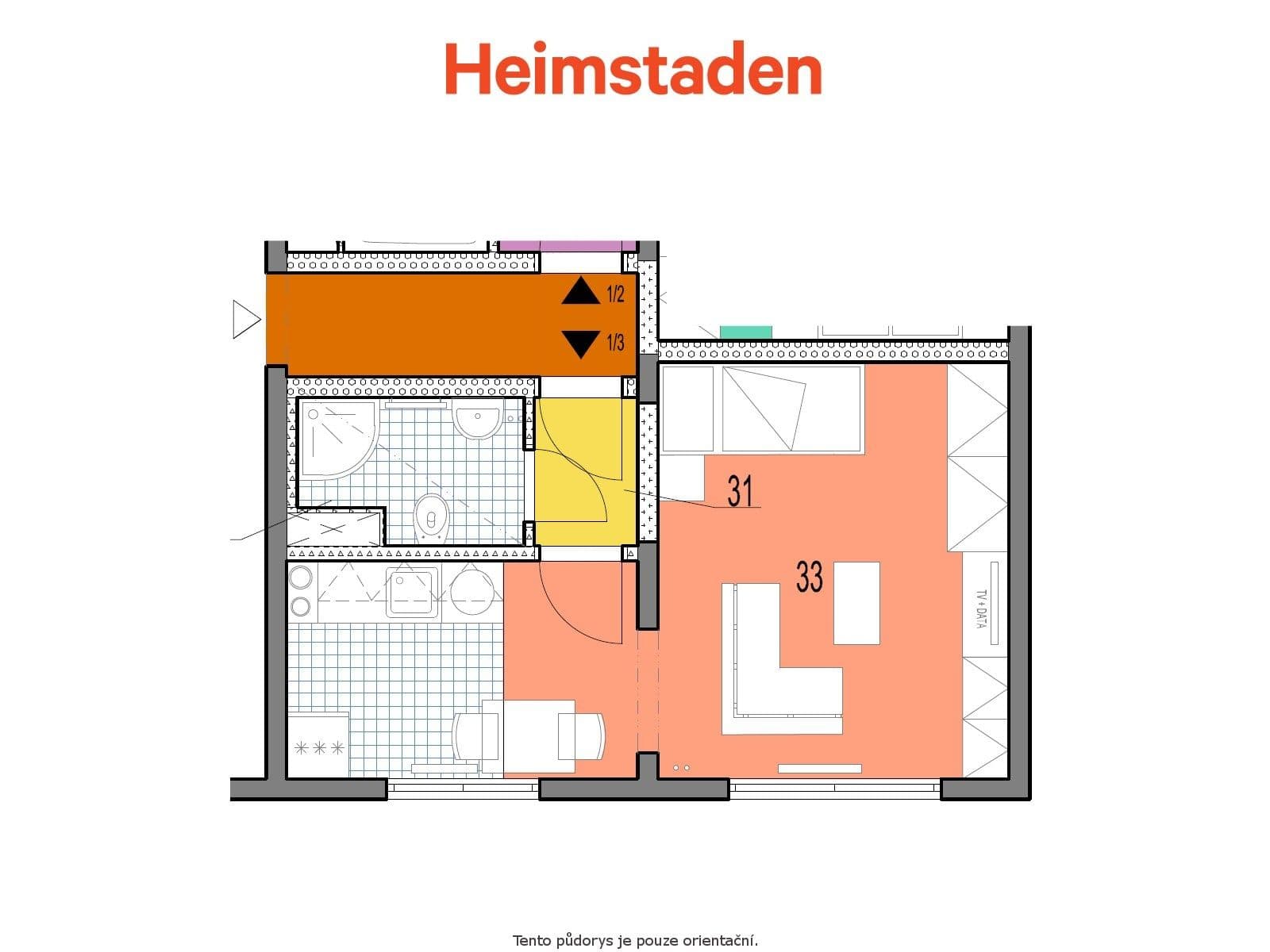 Prenájom bytu 1-izbový 21 m², Nedbalova, Karviná, Moravskoslezský kraj Prenájom bytu 1-izbový 21 m², Nedbalova, Karviná, Moravskoslezský kraj