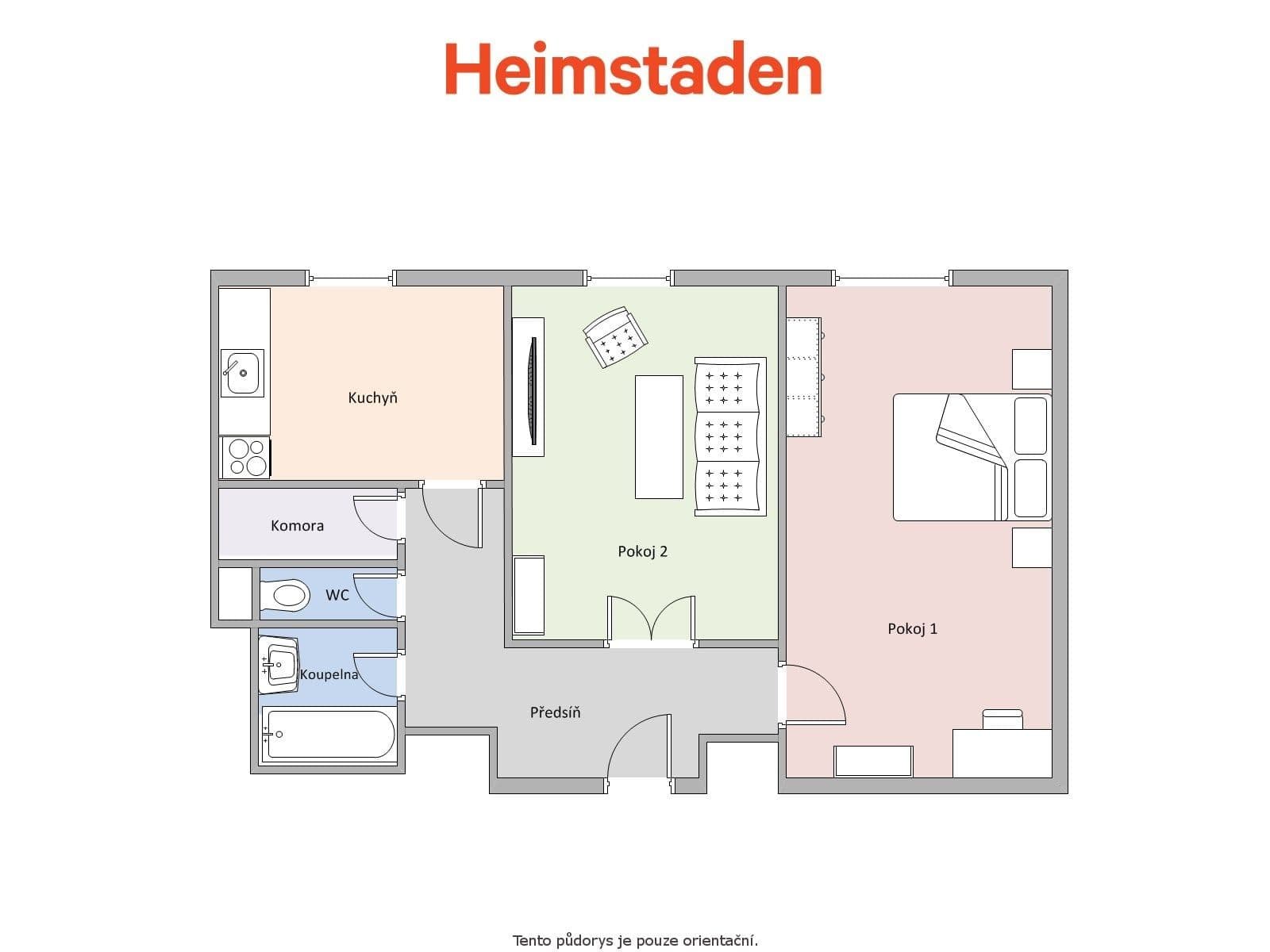 Prenájom bytu 2-izbový 55 m², tř. Osvobození, Karviná, Moravskoslezský kraj Prenájom bytu 2-izbový 55 m², tř. Osvobození, Karviná, Moravskoslezský kraj
