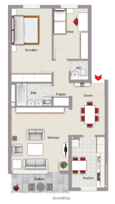 Predaj bytu 3-izbový 85 m², Wiedersbacher, Nürnberg, Bavorsko Predaj bytu 3-izbový 85 m², Wiedersbacher, Nürnberg, Bavorsko