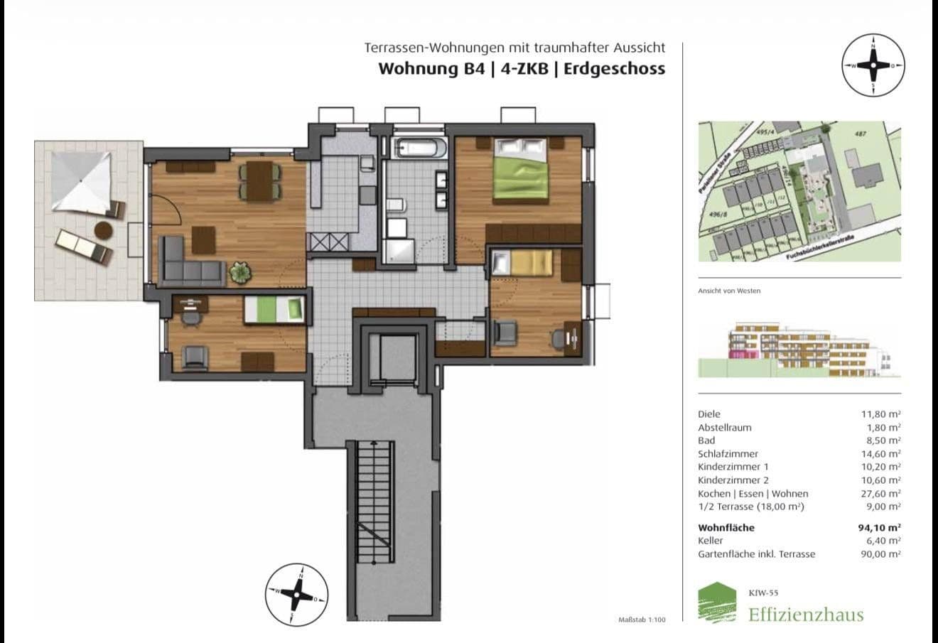 Predaj bytu 4-izbový 95 m², Fuchsbüchlerkellerstr. 16a, Geisenfeld, Bavorsko Predaj bytu 4-izbový 95 m², Fuchsbüchlerkellerstr. 16a, Geisenfeld, Bavorsko