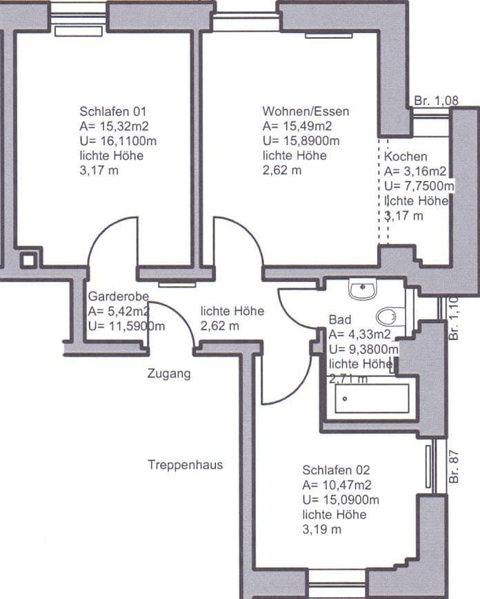 Prenájom bytu 3-izbový 53 m², Lindenhofstraße 80, Mannheim, Bádensko-Wurttembersko Prenájom bytu 3-izbový 53 m², Lindenhofstraße 80, Mannheim, Bádensko-Wurttembersko
