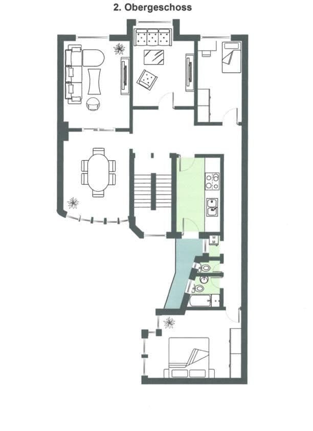 Prenájom bytu 5-izbový 180 m², Saarbrücken, Sársko Prenájom bytu 5-izbový 180 m², Saarbrücken, Sársko