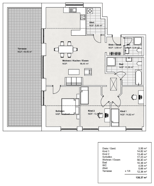 Prenájom bytu 4-izbový 144 m², Am Brüggeberge 14, Wolfenbüttel, Dolné Sasko Prenájom bytu 4-izbový 144 m², Am Brüggeberge 14, Wolfenbüttel, Dolné Sasko