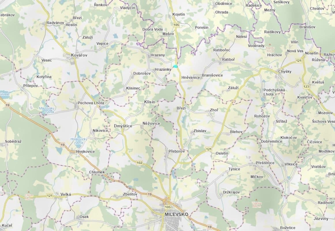 Predaj pozemku 2.475 m², Hrazany, Jihočeský kraj Predaj pozemku 2.475 m², Hrazany, Jihočeský kraj