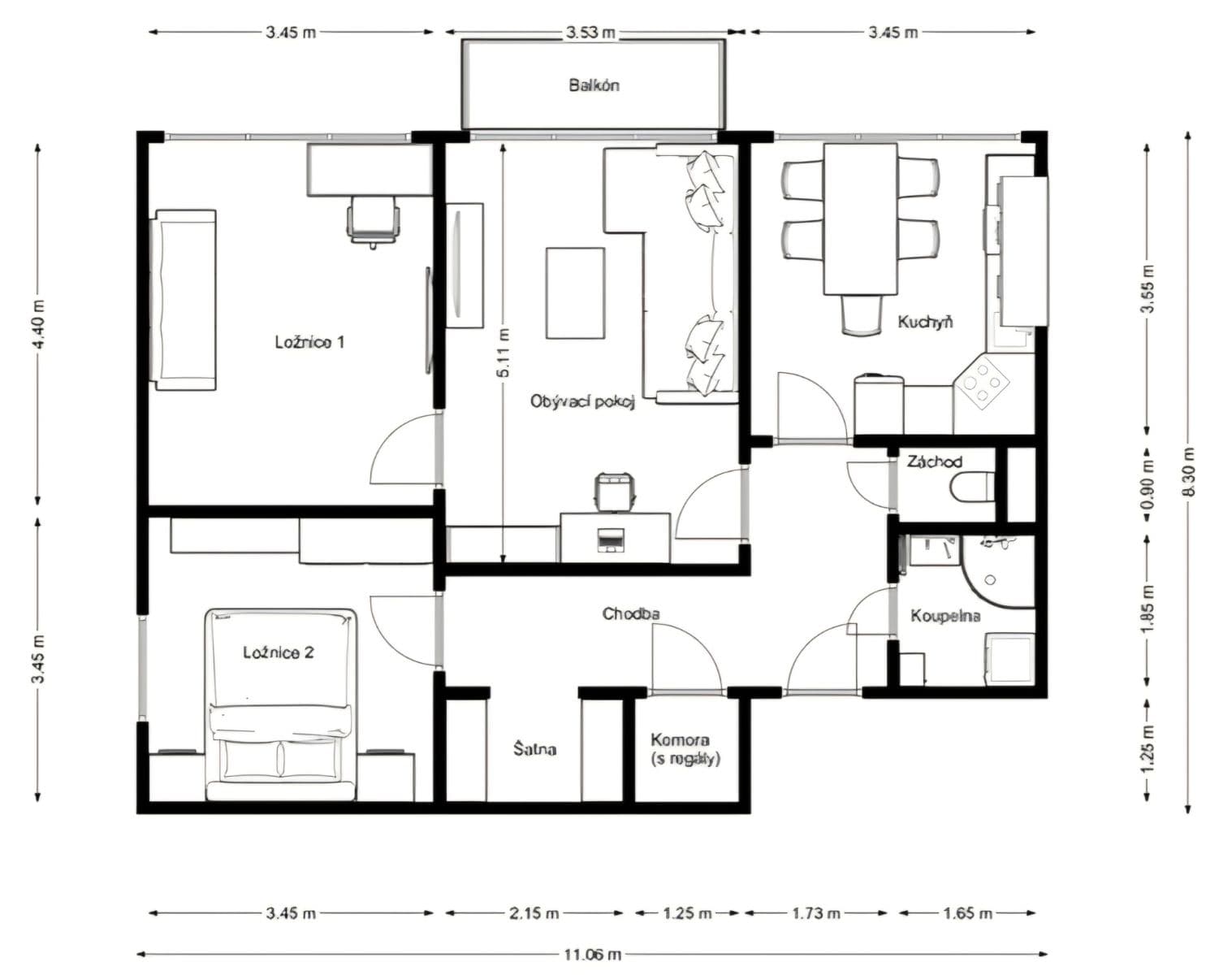 Prenájom bytu 3-izbový 74 m², Horská, Liberec, Liberecký kraj Prenájom bytu 3-izbový 74 m², Horská, Liberec, Liberecký kraj